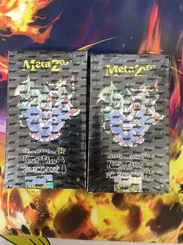 MetaZoo Nightfall Booster Box x2 - Sealed Trading Card Boxes