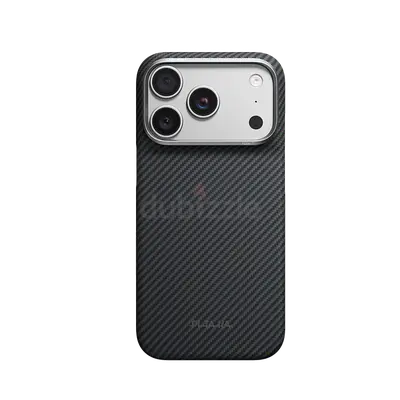 Pitaka iPhone with MagSafe-compatible carbon fiber-style case