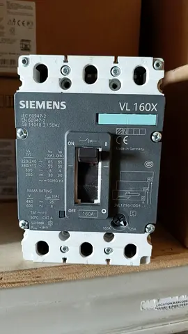 Siemens VL160X 160A 4-Pole Molded Case Circuit Breaker
