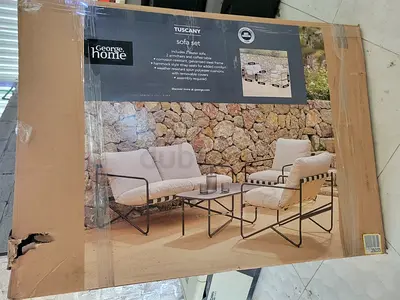 Brand New George Home Tuscany 2-Seater Outdoor Sofa Set