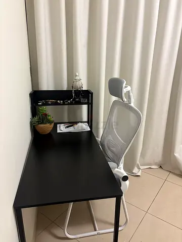 Desk and office chair