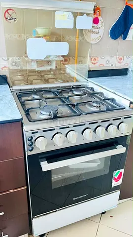 Used 4-Burner Gas Cooker with Oven - Good Working Condition