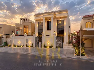 فرصة سكنية واستثمارية تملك فيلا فاخرة بالروضة 2 طابقين وروف بمصعد بمسبح علي شارع الشيخ عمار مباشرة وبسعر تنافسي 6000 قدم مع التملك الحر لجميع الجنسي