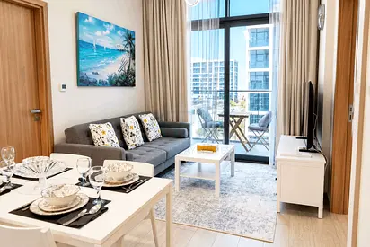 Chic 2BR | Azizi Riviera | Dubai Getaway
