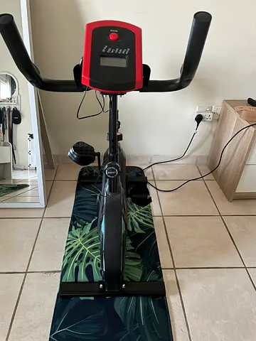 Stationary exercise bike - compact upright trainer from Amazon