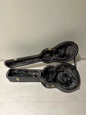 Epiphone Black Leather Guitar Case - Plush Interior
