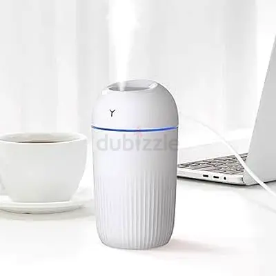 Portable USB Mini Humidifier / Diffuser - White, Cup-shaped