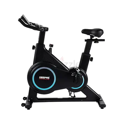Geepas GFT90006 Bluetooth Spin Bike | 6KG Flywheel | Magnetic Resistance | Digital Display