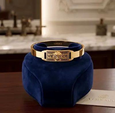 Authentic Versace Medusa Gold-Tone Bracelet