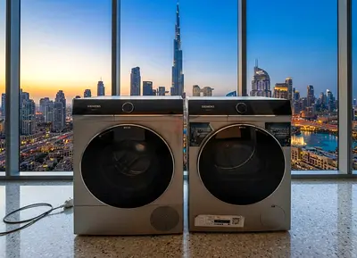 Siemens iQ700 Latest Model Washer & Dryer Pair – Separate Units | Modern Laundry Set