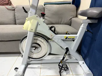 Used Indoor Spin Exercise Bike - Compact Home Trainer