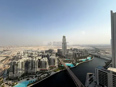 Waterfront 2BHK | بالاس ريزيدنسز الشمالية | شرفة | إطلالات على القناة والمدينة
