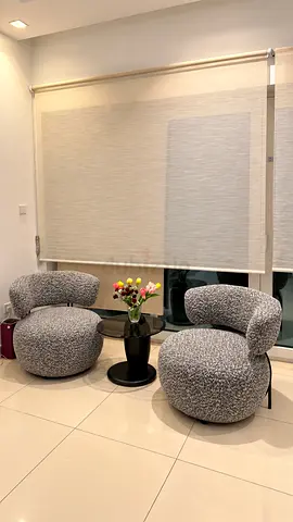 2 Accent Chairs + Black Side Table