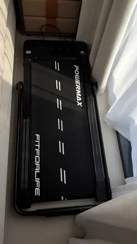 Foldable PowerMax treadmill - compact, lightly used