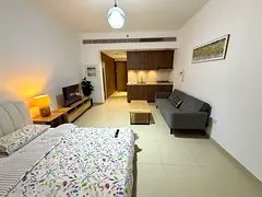 Fully Furnished Studio || Gated Community | Gym, Swimming Pool & Covered Basement Parking