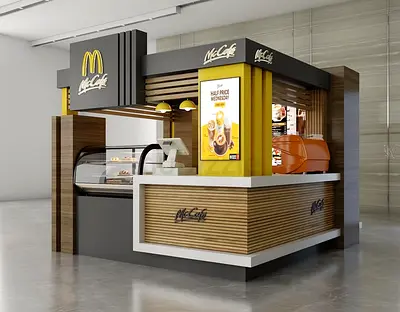 Luxury Fast Food kiosk | Food Kiosk Design UAE
