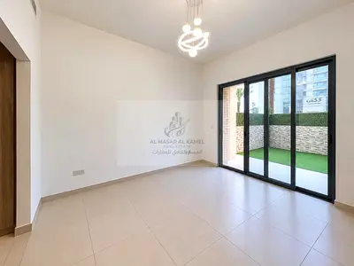 VIP 3-Bedroom Apartment in Maryam Island, Jawaher 1 Residence, Ground Floor with Large Garden, 3 Balconies, 4 Bathrooms & 2 Parking Spaces