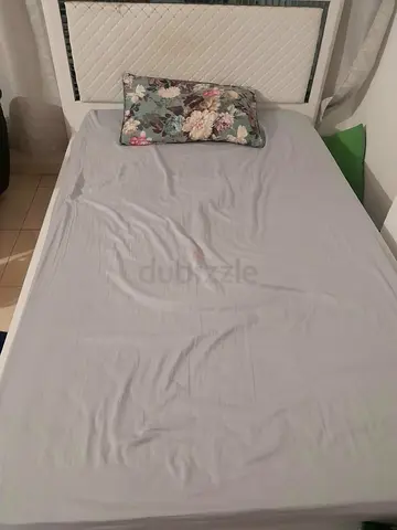 Single bed frame with headboard - clean, strong , good quality little scratches in surface in one si