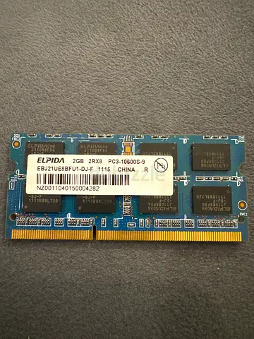 2GB Elpida DDR3 SO-DIMM Laptop RAM (PC3-10600S)