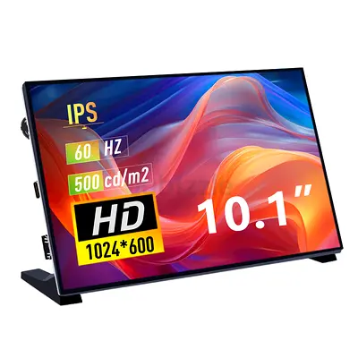 52Pi 10.1 Inch 1024*600 Capacitive IPS Display 60Hz portable Screen Monitor for Raspberry Pi Windows