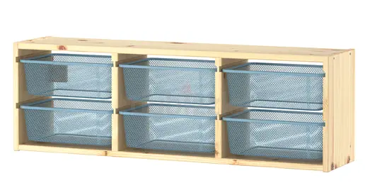 IKEA TROFAST 93x21x30 cm (baskets included) 2 pcs