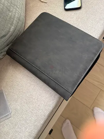 Black top loader Leather-Look Collector Album  (comes with toploaders and guaranteed EX card)