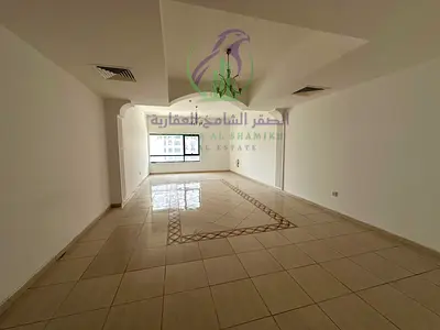 Three Bedroom Apartment for Annual Rent in Al Taawun Sharjah with Master Bedroom Three Bathrooms Storage Room and AC by Landlord