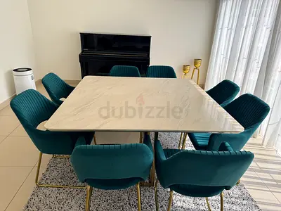 Dining table and chair