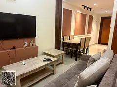 Luxurious Fully Furnished Studio Available for rent in Corniche Residences .