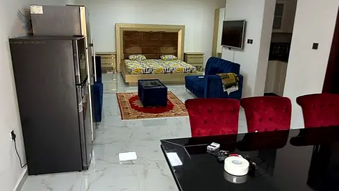 Cozy furnished studio apartment for monthly rent with neat furniture high speed internet and all utility bills fully included ready now