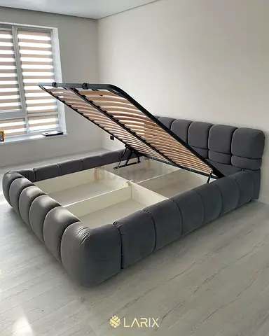 Brand New gray colour 180*200 king size hydraulic bed.