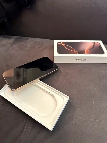 Selling my Apple iPhone 16 Pro 256GB in Desert Titanium. ✨ Excellent condition – no scratches or da