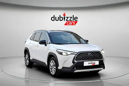 AED 1201/month | 2023 Toyota Corolla Cross GLI Hybrid | GCC Specs | Ref#527176