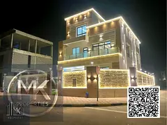 Luxury Corner villa Modern Dishing for Sale IN Al Zahya AJMAN