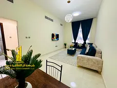 Luxury apartment (second occupancy): 1 bedroom + living room with an open balcony. Located in Ajman,