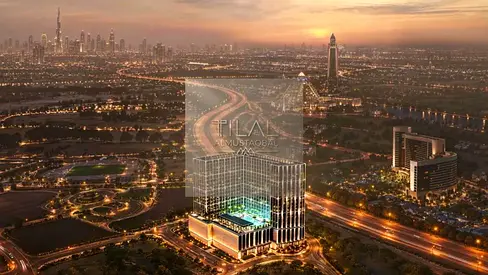 استوديو شبه مفروش للبيع في Binghatti Starfall – الجداف | على المخطط
