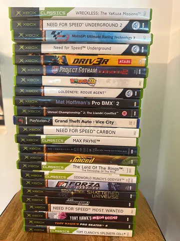 Collection of original xbox titles