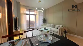Furnished 1BR Apartment | Community view | Balcony