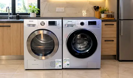 Samsung 8KG Washing Machine + 8KG Dryer – Separate Set
