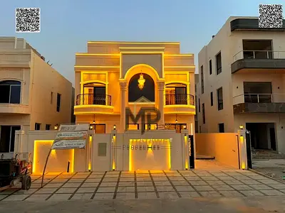 فيلا كلاسيكية فاخرة للبيع في الحليو 2 – عجمان | واجهة حجرية بالكامل | موقع استراتيجي مقابل مجمع أزهي مباشرة | تصميم راقٍ وتشطيبات فاخرة.