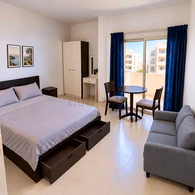 Fully Furnished Premium Private Room for Small Families & Couples | Al Nahda Sharjah Border.