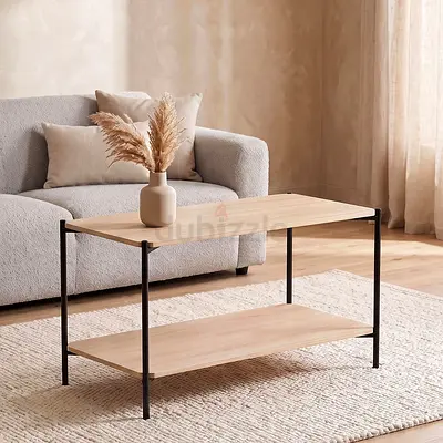 New Lola Long Side Table with Shelf