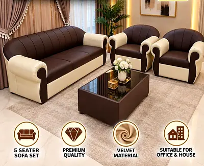 Brand new Five seater Sofa set Available
