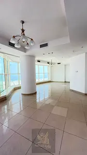 3 Bedroom Apartment with Living Room and Direct Sea View in the Heart of Sharjah, Master Bedroom, Ma