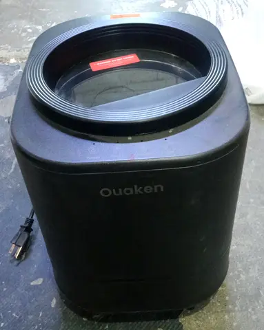 black Ouaken Composter Electric kitchen (Model JF6001A), which is a smart countertop appliance