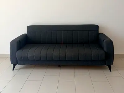 Doha 3 Seater Fabric Sofa Bed with Storage