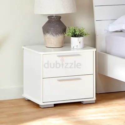 New Frankfurt 2-Drawer Smart Nightstand with USB Charging Port