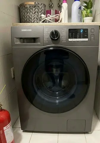 Samsung 8Kg/6Kg Front Loading Washer Dryer Combo with Ecobubble™ & Hygiene Steam (Inox Color)