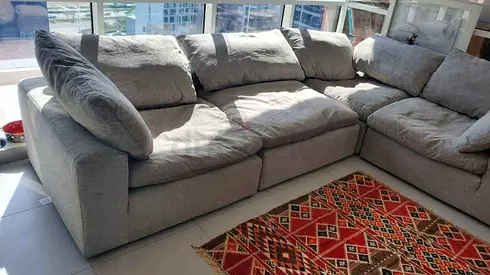 4_ piece's Modular Pan Home pianca feather 🪶 filled Sofa
