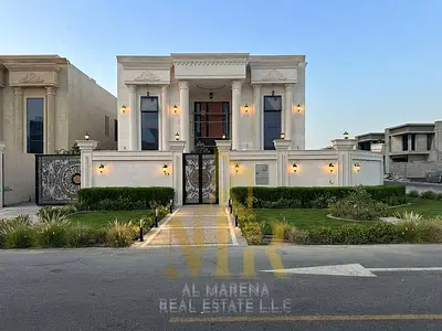 Electricity, Water & AC Included | Freehold for All Nationalities | Luxury Villa in Al Rawda 2 – Ajman | 7,000 Sq. Ft. Plot | 8,000 Sq. Ft. Built-up A